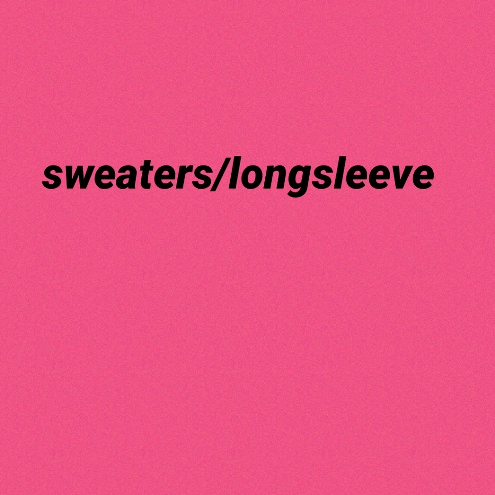Sweaters/longsleeve